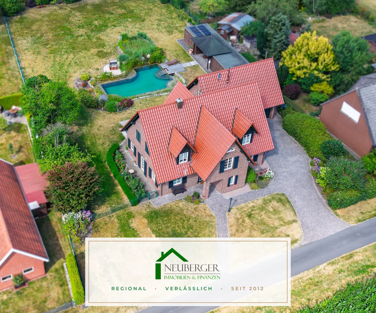 Ihr privates Refugium: Landhaus mit Naturpool, Gartenhaus und viel Platz zum Leben